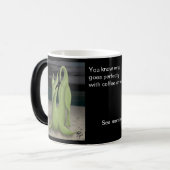 Kaffee-Monster Verwandlungstasse (Vorderseite Links)