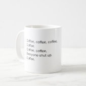 Kaffee-Morgen-Tasse Kaffeetasse (Vorderseite Links)
