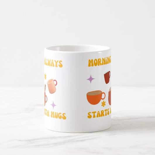 Kaffee Morgenfarben Kaffeetasse (Mittel)