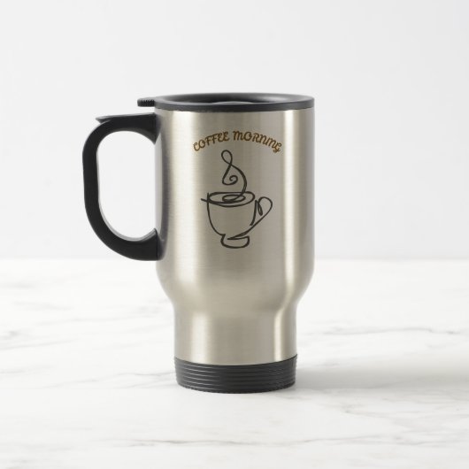 Kaffee Morgens: Java Dawn, Espresso Sunrise, Brewe Reisebecher (Links)