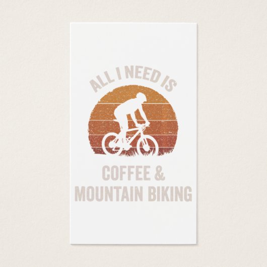 Kaffee & Mountainbike Vintages Downhill Bike (Vorderseite)