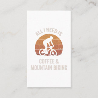 Kaffee & Mountainbiken Vintage Downhill-Fahrrad Rabattkarte