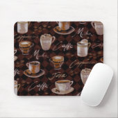 Kaffee Mousepad (Mit Mouse)