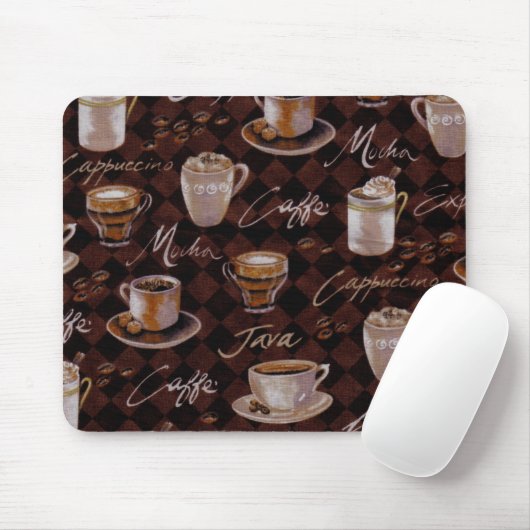 Kaffee Mousepad (Mit Mouse)