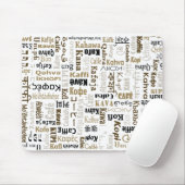 Kaffee Mousepad (Mit Mouse)