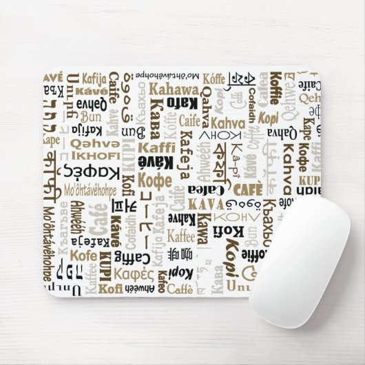 Kaffee Mousepad (Mit Mouse)
