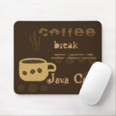 Kaffee Mousepad (Mit Mouse)