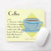 Kaffee Mousepad (Mit Mouse)
