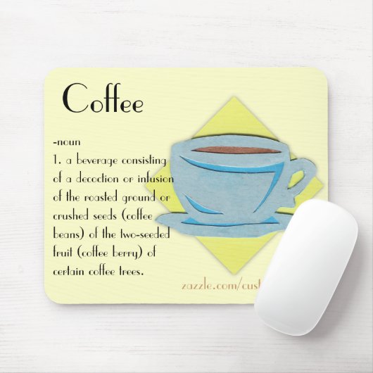 Kaffee Mousepad (Mit Mouse)