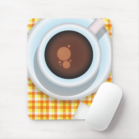 Kaffee Mousepad (Mit Mouse)