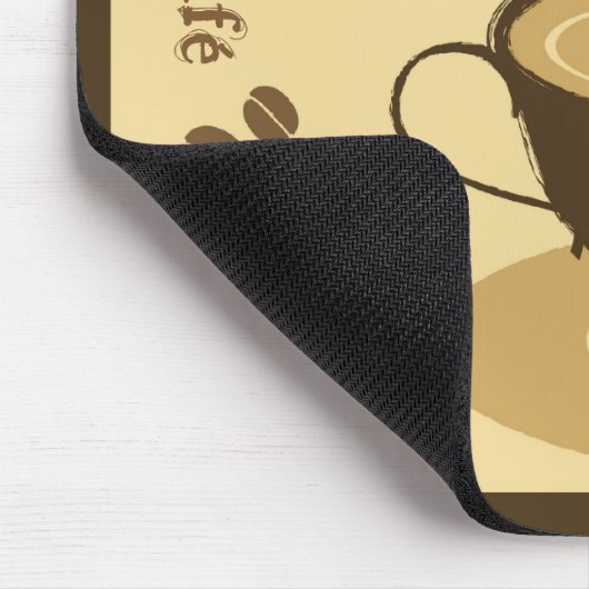 Kaffee Mousepad (Ecke)