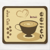 Kaffee Mousepad (Vorne)