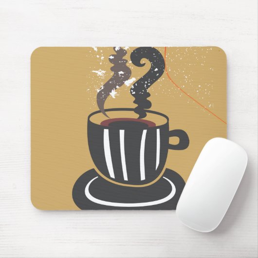 Kaffee Mousepad (Mit Mouse)