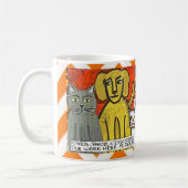 KAFFEE MUG-CHAOS, PANIK, STÖRUNG KAFFEETASSE (Links)