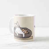 Kaffee Mugs 4 Katzenliebhaber! Kaffeetasse (Vorderseite Links)