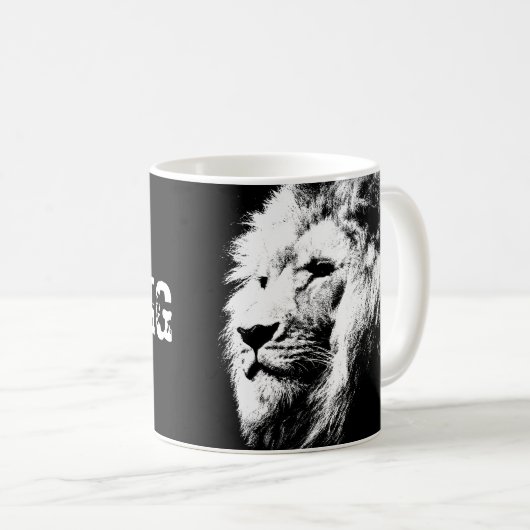 Kaffee Mugs Lion Face King Template Animes Kaffeetasse (VorderseiteRechts)