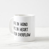 Kaffee Mum Momlife Funny Niedlich Mother Day Gift Kaffeetasse (Vorderseite Links)