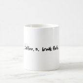 Kaffee, N.-Bruchflüssigkeit Kaffeetasse (Mittel)