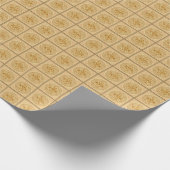 Kaffee-N-Creme-Packpapier Geschenkpapier (Ecke)