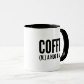 Kaffee (N) in einer Tasse umarmen (VorderseiteRechts)