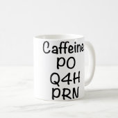 Kaffee nach Bedarf Kaffeetasse (VorderseiteRechts)