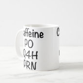 Kaffee nach Bedarf Kaffeetasse (Vorderseite Links)