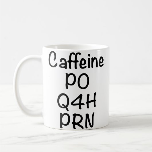 Kaffee nach Bedarf Kaffeetasse (Links)