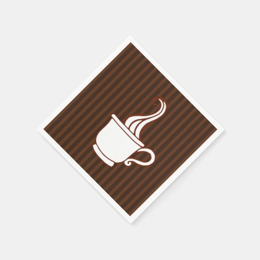 Kaffee Napkins Serviette (Ecke)