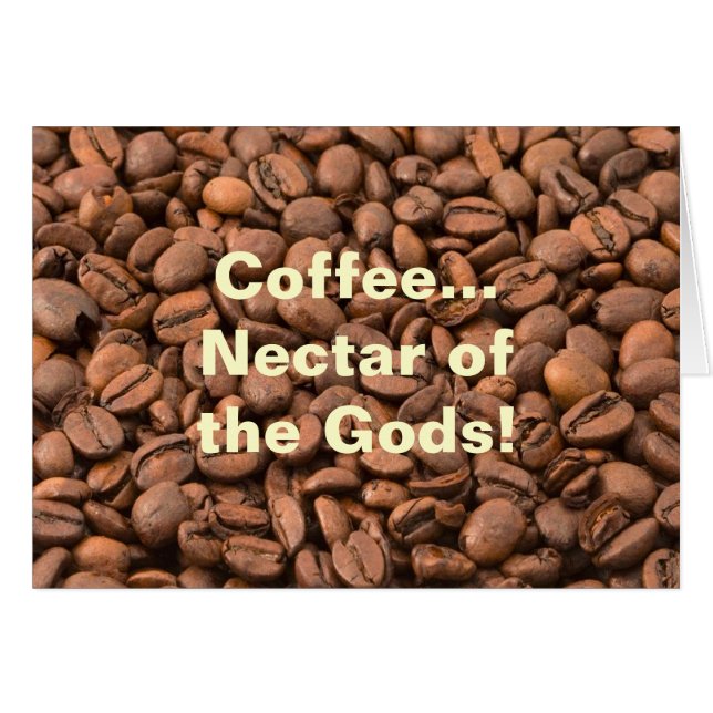 Kaffee Nectar der Götter! (Vorderseite (Horizontal))