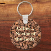 Kaffee Nectar der Götter! Schlüsselanhänger (Vorderseite)