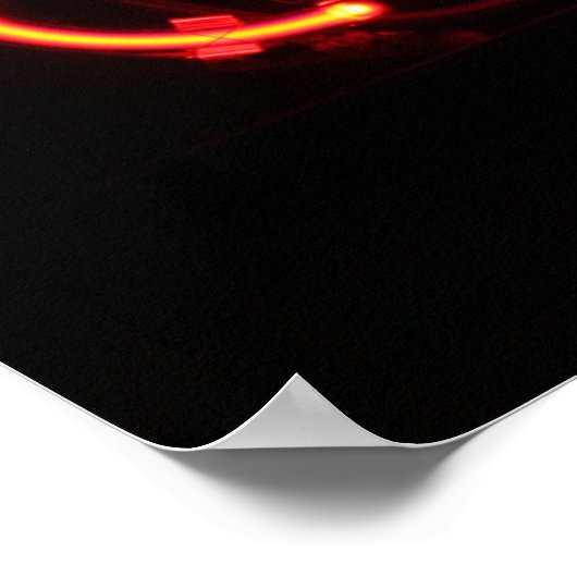 Kaffee Neon Sign Poster (Ecke)