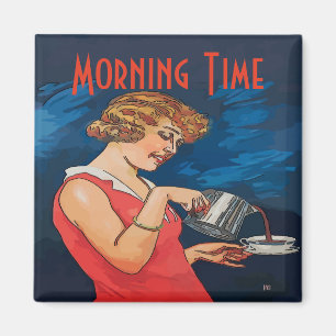 Kaffee New Orleans Café Magnet
