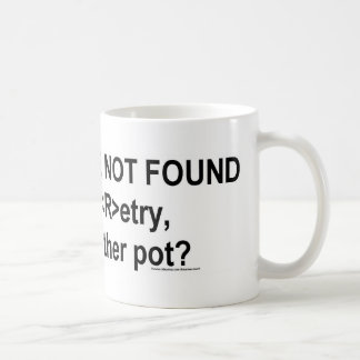 Kaffee nicht gefunden kaffeetasse