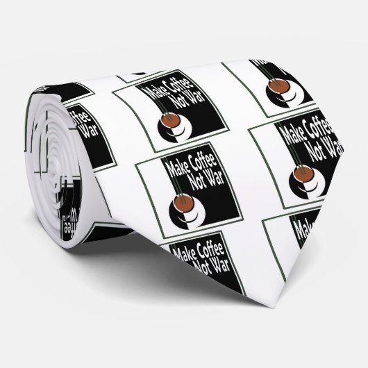 Kaffee nicht Krieg machen Krawatte (Gerollt)