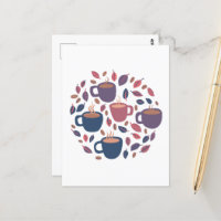 Kaffee Niedlicher Pastell farbenfroh