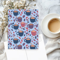 Kaffee Niedlicher Pastell farbenfroh