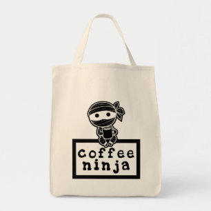 Kaffee Ninja Lebensmittelgeschäft Tragetasche