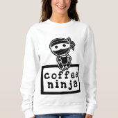 Kaffee Ninja Sweatshirt (Vorderseite)