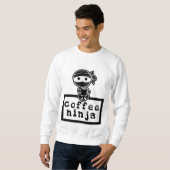 Kaffee Ninja Sweatshirt (Vorne ganz)