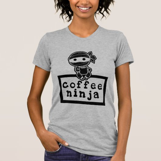 Kaffee Ninja T-Shirt (Vorderseite)