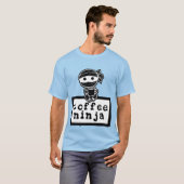Kaffee Ninja T-Shirt (Vorne ganz)