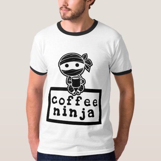 Kaffee Ninja T-Shirt (Vorderseite)