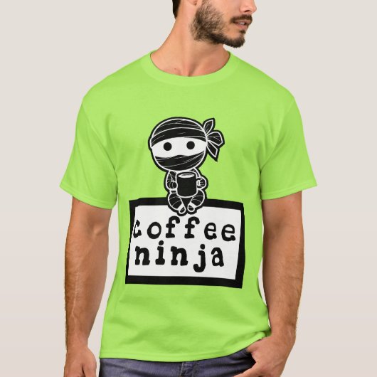 Kaffee Ninja T-Shirt (Vorderseite)