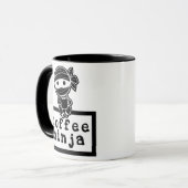 Kaffee Ninja Tasse (Vorderseite Links)