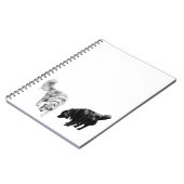 Kaffee-Nook-Planner — Retriever Duo Notizblock (Linke Seite)