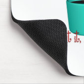 Kaffee. .not ein Gemüse Mousepad (Ecke)