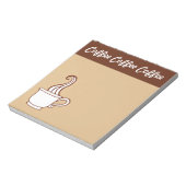 Kaffee-Notepad Notizblock (Rotiert)