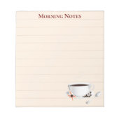 Kaffee Notizblock (Vorderseite)