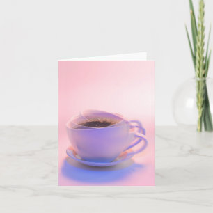 Kaffee-Notizkarte Karte