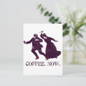 KAFFEE. NUN. POSTKARTE (Stehend Vorderseite)